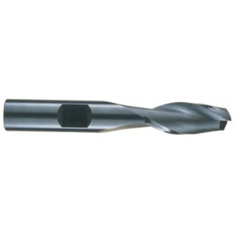 RobbJack 1, 1-1/2 LOC, 1 Shank Diam, 4 OAL, 2 Flute, Solid Carbide Square End Mill Single End, Uncoated, Spiral Flute...